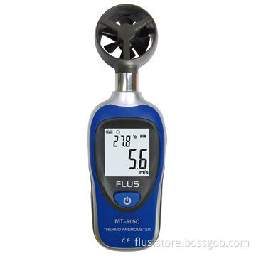 Anemometer with Air Temperature, Air Velocity, Measuring Range of 0.4 to 30m/s